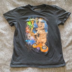 ✨3 For $12✨ Kids T Shirt Cats In Space Size Medium